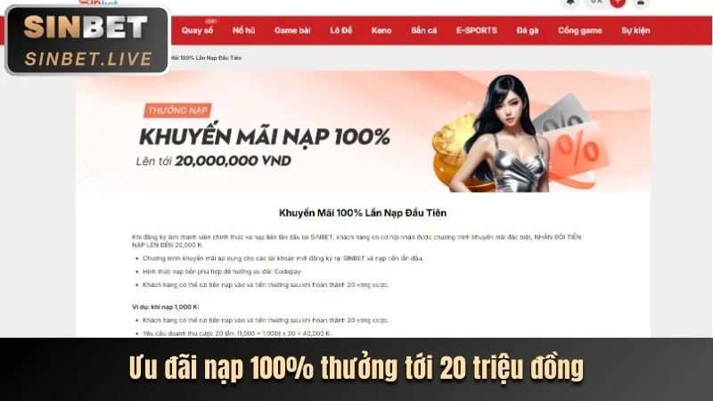 Quy trình đăng ký tài khoản Sunwin20